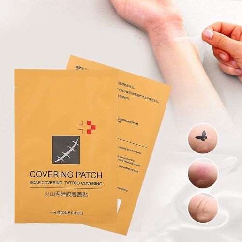 Lot De 5 Rubans Adhésifs Jetables Pour Dissimuler Les Cicatrices Et Les Tatouages, Imperméables Et Respirants 