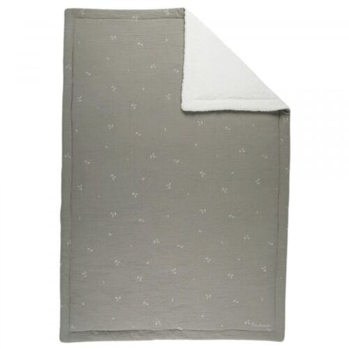 Couverture Kendi 100x140 Cm En Veloudoux Kaki