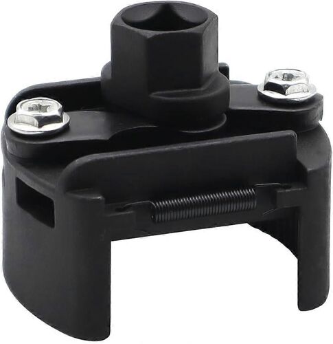 Clé pour filtre à huile, clé universelle pour filtre à huile 60-80 mm Clé pour filtre à huile réglable, 2 griffes réglables en acier moulé pour filtres à huile de petite et moyenne taille