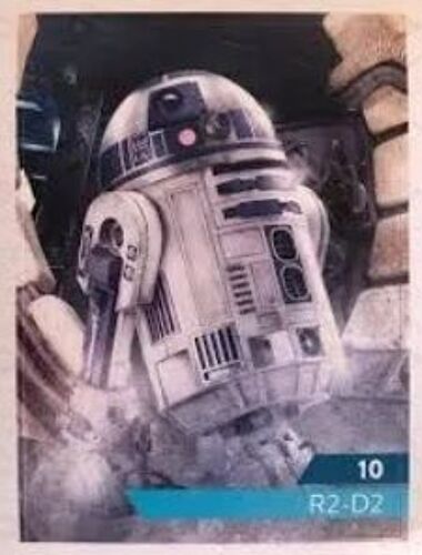 Carte Leclerc Star Wars 2019 R2-D2 Numéro 10