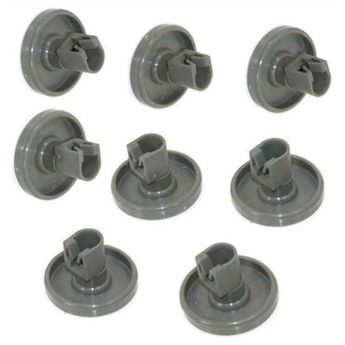 Roulettes pour lave-vaisselle - 8 roulettes pour panier inférieur - Faure, Zanussi, AEG, Electrolux, Ikea Diamètre 25 mm