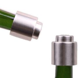 Lot De 4 Bouchons À Vin Et À Champagne En Acier Inoxydable