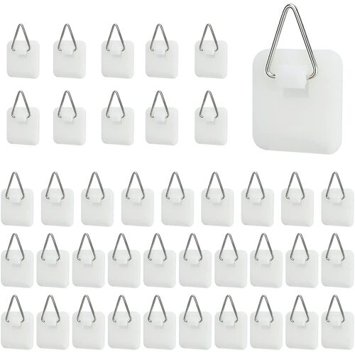 Lot De 40 Supports Adhésifs Invisibles Pour Assiettes, 1,25 Pouce 