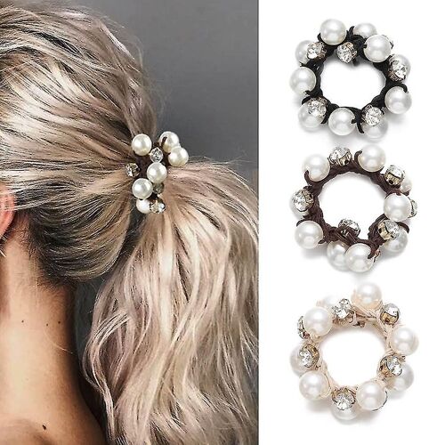 Élastique Pour Cheveux Avec Perles D'imitation (Lot De 3)