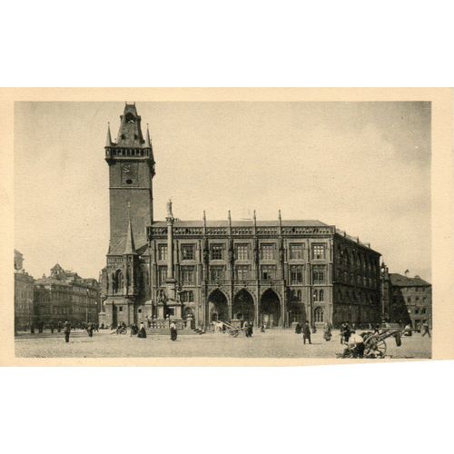 Carte Postale Ancienne - Prague - Das Altstädter Rathaus