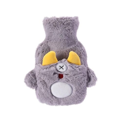 Bouillotte Avec Housse, Bouillotte, Bouillotte En Peluche, Mini Bouillotte, Mini Sac À Eau Chaude En Silicone, Sûr Et Durable, Recyclable