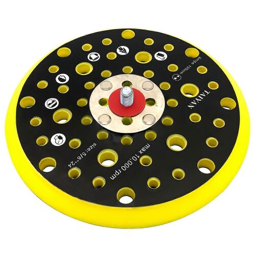 Patin de ponçage 52 trous, base de ponçage 150 mm, disque de ponçage compatible avec la ponceuse Mirka CEROS DEROS avec filetage 5/16