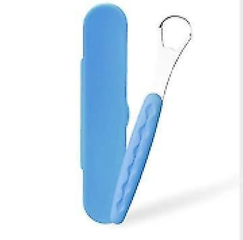 Gratte-Langue Réutilisable, Soin Bucco-Dentaire Pour Une Haleine Plus Fraîche, Acier Inoxydable De Qualité Médicale Et Silicone Sans Bpa, Brosse À Langue Souple Pour Adultes Et Enfants 