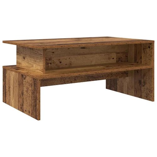 Vidaxl Table Basse Vieux Bois 90 X 55 X 42.5 Cm Bois D'ingénierie