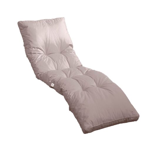 Coussin Bain De Soleil 185 X55cm Gris Galet