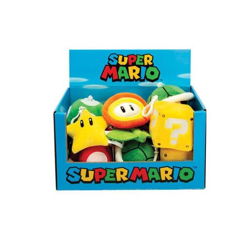 Peluche - Super Mario - Porte Cle Peluche 1 aléatoire De 12