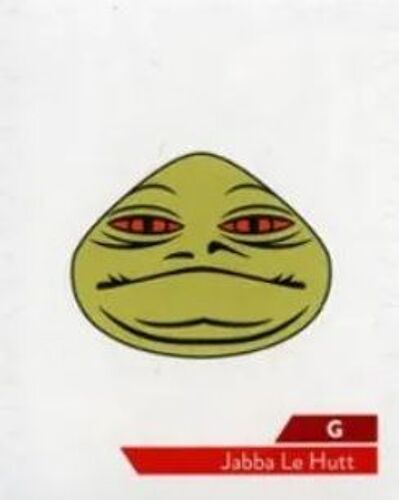 Carte Leclerc Star Wars 2019 - Jabba Le Hutt - N°G