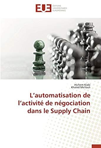 L'automatisation De L'activité De Négociation Dans Le Supply Chain