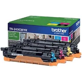 Cartouche de toner BROTHER HLL3210 3230 3270 - Noir, Cyan, Magenta, Jaune - Kit 4 couleurs
