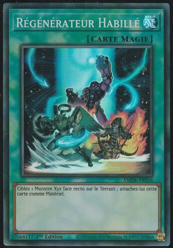 Carte Yu-Gi-Oh - Regenerateur Habille - Amde-Fr056 - Super-Rare - Incroyables Defenseurs -