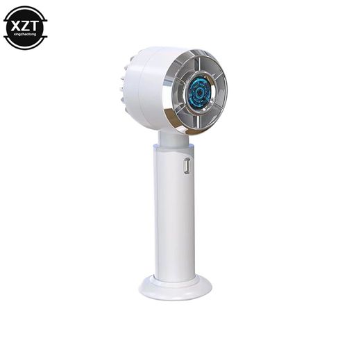 Ventilateur de poche portable multifonction,aste par USB,mini turbine de détermination,muet,bureau à domicile,étudiants,extérieur - Type WHITE