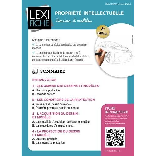 Propriété Intellectuelle - Dessins Et Modèles