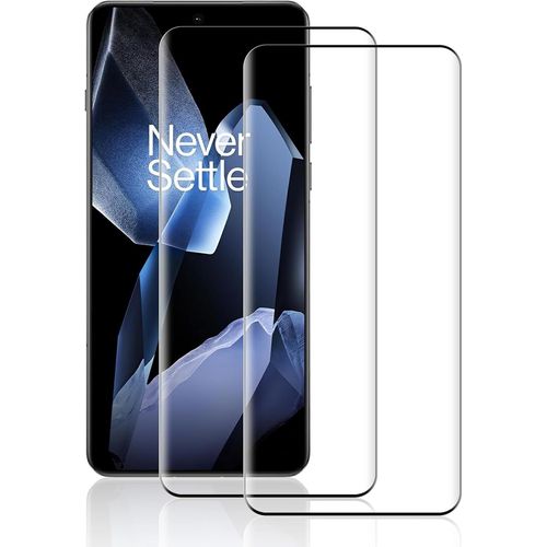 CAUC-Vitre Protection pour Oneplus 13 Verre Trempé, 2 Pièces film trempér [Dureté 9H][HD Claire][Sans Bulless][Anti Rayures] protection ecran