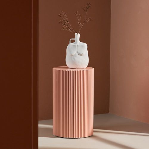 Table D'appoint Ronde En Bois Ø30,5cm - Pêche