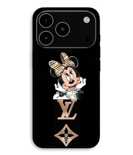 Coque Pour iPhone 17 Pro Max Minnie LV fond noir Maniacase