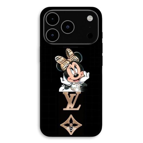 Coque Pour iPhone 17 Pro Max Minnie LV fond noir Maniacase