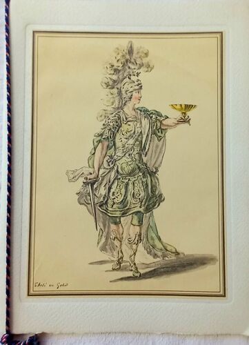 De Gaulle 1964 - Ancien Programme De La Soiree Donnee Au Theatre De L'opera