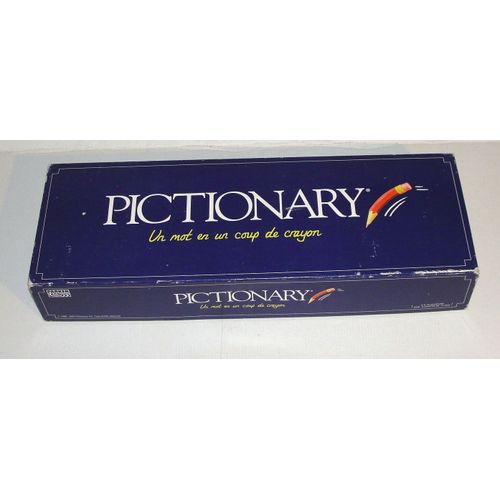 Pictionary Un Mot En Un Coup De Crayon Jeu De Societe Boite Bleu Parker 93