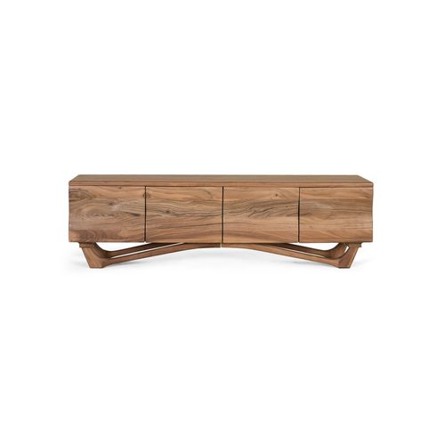 Meuble Tv Fabriqué À La Main En Bois D'acacia 170cm