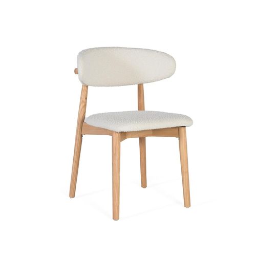 Ensemble De 2 Chaises En Bois D'hévéa