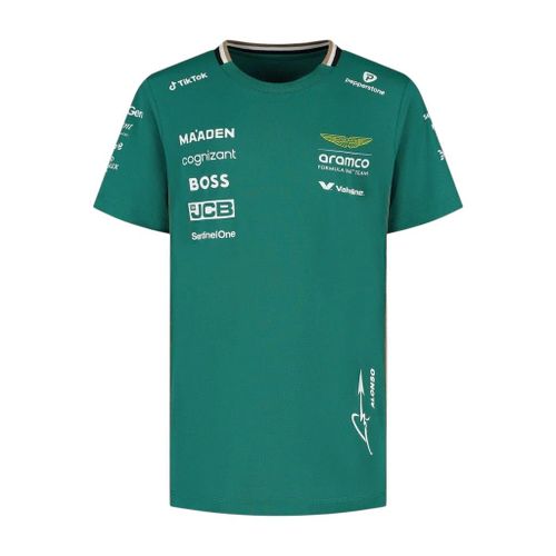 T-Shirt Enfant Aston Martin F1 Fernando Alonso Team - Vert