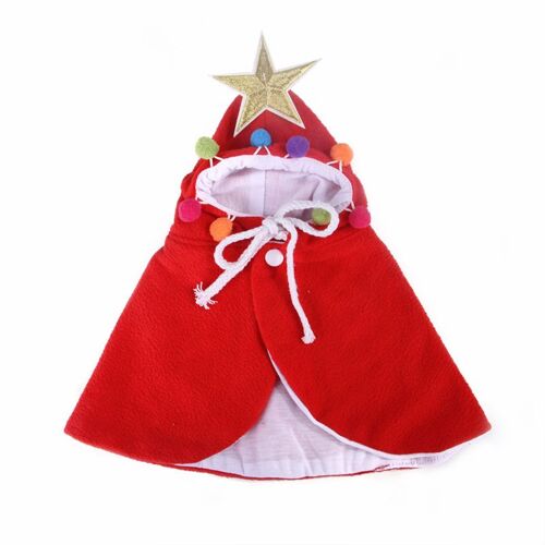 Cape Rouge Mignonne Pour Chat S/M/L, Vêtements De Nouvel An Étoile D'or, Accessoires Pour Chat Et Chien, Cravate En Corde, Costume De Noël, 2 Couleurs, Articles Pour Animaux De Compagnie, 2021