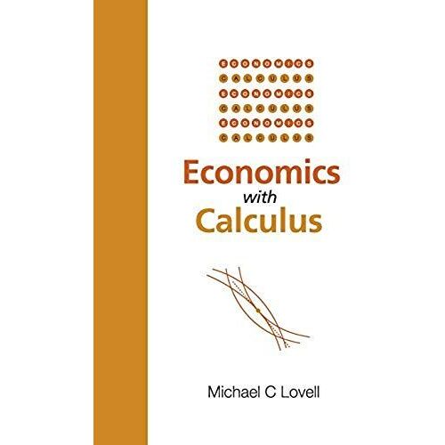 Economics With Calculus
