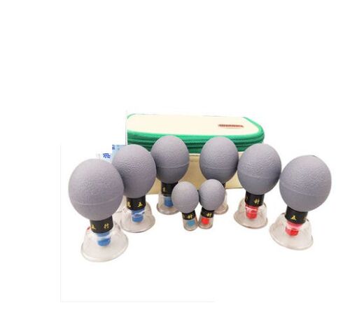 Ensemble De Ventouses, Pots De Massage Magnétiques De Thérapie Physique D'acupuncture Chinoise Pour Les Ventouses Sous Vide, 12 Pièces/8 Pièces 