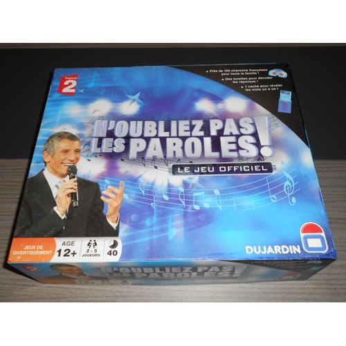 N'oubliez Pas Les Paroles