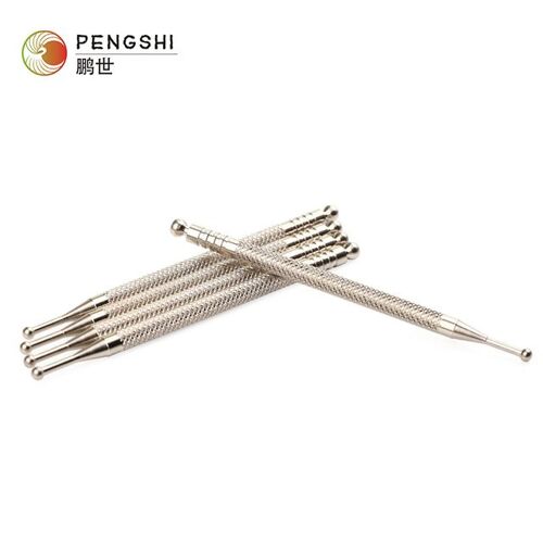 Stylo Sonde Auriculaire D'acupuncture 90mm, 1 Pièce, Outil De Massage À Une Tête, Livraison Gratuite