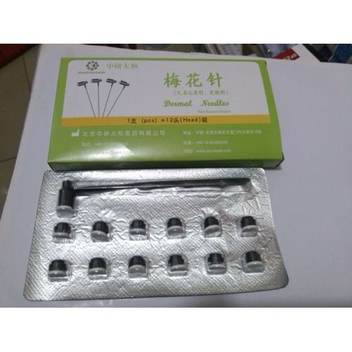 Aiguille Dermique Stérile Pour Thérapie Intradermique, À Fleurs De Prunier, Saignement, Acupuncture, Aiguille À Sept Étoiles, Fournitures D'acupuncture 