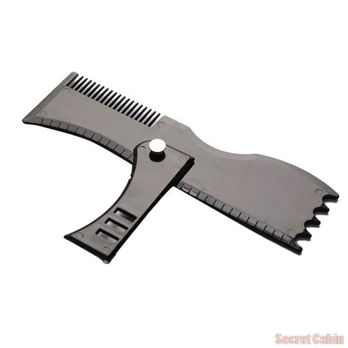 Peigne À Barbe Rotatif 5 En 1 Pour Hommes, Gabarit De Modelage De La Barbe, Outil De Beauté 
