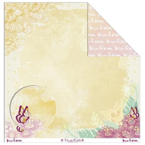 Papier Créatif Frida Kahlo - Végétal Jaune