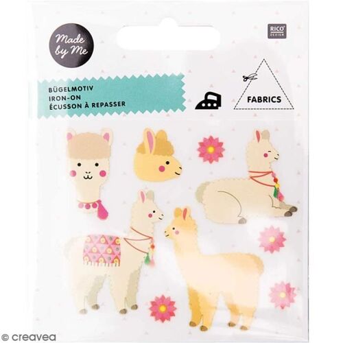 Écussons Thermocollants - Alpaga - 9 Pcs