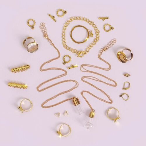 Accessoires Bijoux Dorés - Coffret Diy