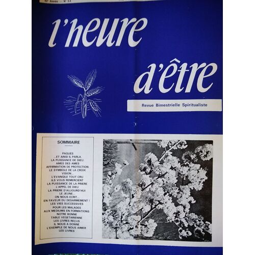L'heure D'etre 42°Année 3