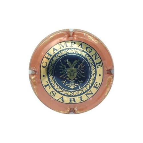 Capsule Tsarine. Liseret Sur Contour. Bleu Et Or, Contour Rosé