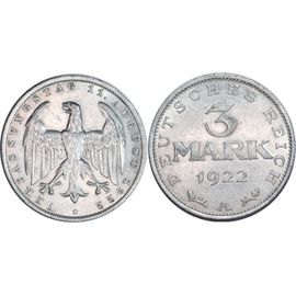 Allemagne - 3 Dm - 1922 - Anniversaire De La Constitution De Weimar - V091