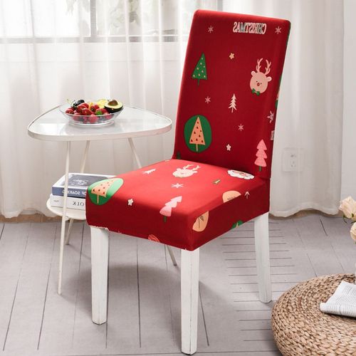 Housses De Chaise Extensibles Pour Décoration De Noël,Housse De Fauteuil,Matériau Élastique,Protecteur De Chaise,Salle À Manger,Bureau,Banquet - Type [Color 30]-1 Piece