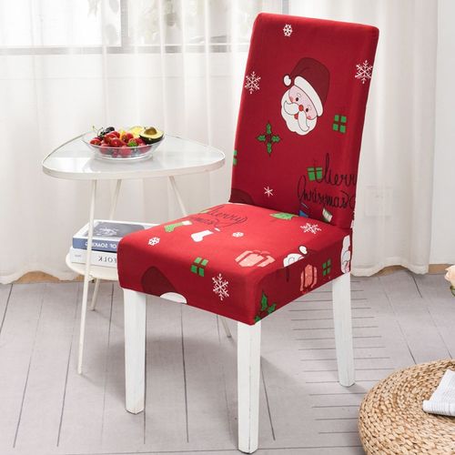 Housses De Chaise Extensibles Pour Décoration De Noël,Housse De Fauteuil,Matériau Élastique,Protecteur De Chaise,Salle À Manger,Bureau,Banquet - Type [Color 31]-1 Piece