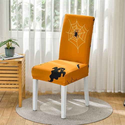 Housses De Chaise Extensibles Pour Décoration De Noël,Housse De Fauteuil,Matériau Élastique,Protecteur De Chaise,Salle À Manger,Bureau,Banquet - Type [Color 7]-1 Piece