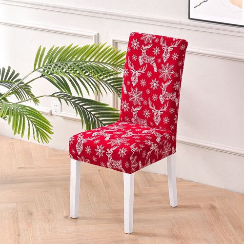 Housses De Chaise Extensibles Pour Décoration De Noël,Housse De Fauteuil,Matériau Élastique,Protecteur De Chaise,Salle À Manger,Bureau,Banquet - Type [Color 12]-1 Piece