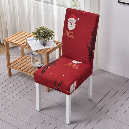 Housses De Chaise Extensibles Pour Décoration De Noël,Housse De Fauteuil,Matériau Élastique,Protecteur De Chaise,Salle À Manger,Bureau,Banquet - Type [Color 17]-1 Piece