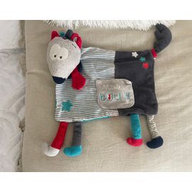 Doudou Loup Mister Bouh Sauthon Baby Deco