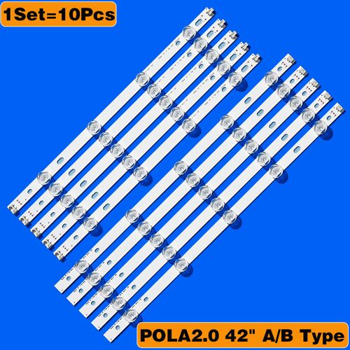 Bande de rétroéclairage LED pour LG, Innotek, POLA2.0, TV 42 "", T420HVN0pig, T420HVN0, stimule 42LN5758, 42LN5406-ZA, 42ln5460, 42LN5750, 42LN575S, Nouveau ""Nipseyteko®""